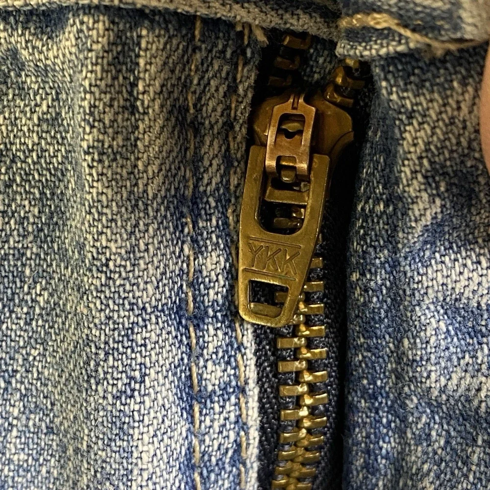 VTG Lee Dungarees Shorts Men Denim 42L Carpenter Work Grunge Baggy Y2K 90s Skate